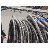 Lot of (7 Hooks) Various Sized Wire with Conduit