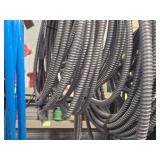 Lot of (7 Hooks) Various Sized Wire with Conduit