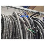 Lot of (7 Hooks) Various Sized Wire with Conduit