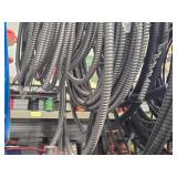 Lot of (7 Hooks) Various Sized Wire with Conduit