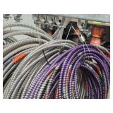 Lot of (8 Hooks) Various Sized Wire (some with conduit)