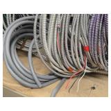 Lot of (8 Hooks) Various Sized Wire (some with conduit)