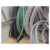 Lot of (8 Hooks) Various Sized Wire (some with conduit)