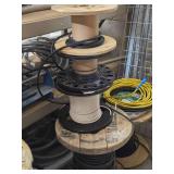 Lot of (5) Partial Spools of Wire