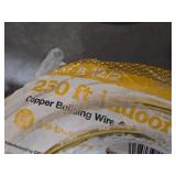 (3) Partial Spools of Wire, Tub of Conduit with Wire, Pack of Wire