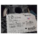 (3) Partial Spools of Wire, Tub of Conduit with Wire, Pack of Wire