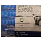 Lot of (3 Packs) Flex-Plus Blue PVC ENT Electrical Nonmetallic Tubing 1/2" x 200