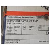 Lot of (4 Boxes) Wire - 16AWG Shielded, Cat6 XS Plenum Cable, Riser Cable  RG6/U 18AWG Quad CATVR, CCTV Combo RG59/U