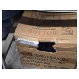 Lot of (4 Boxes) Wire - 16AWG Shielded, Cat6 XS Plenum Cable, Riser Cable  RG6/U 18AWG Quad CATVR, CCTV Combo RG59/U