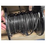 Lot of (4 Partial Spools) Wire - 18GA, 18AWG CATV, Power-Limited Fire Alarm and Power-Limited Tray Cable 18/4 (assorted)