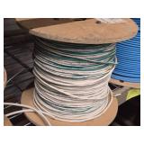 Lot of (6 Partial Spools) Wire - Cat5e Plenum, 14/4, Communications Cable, 18/2 CMP (assorted)
