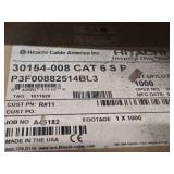 Lot of (1 Partial Spool) Hitachi Cable America Inc Cat6 SP Wire 850