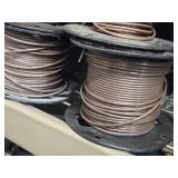 Lot of (9 Partial Spools) 12GA Wire (brown)