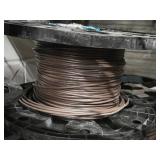 Lot of (9 Partial Spools) 12GA Wire (brown)