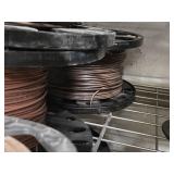 Lot of (9 Partial Spools) 12GA Wire (brown)