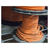 Lot of (6 Partial Spools) 12GA Wire (orange)