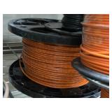 Lot of (6 Partial Spools) 12GA Wire (orange)