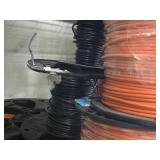 Lot of (6 Partial Spools) 12GA Wire (orange)