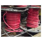 Lot of (8 Partial Spools) 12GA Wire (red, blue)