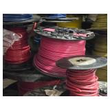 Lot of (8 Partial Spools) 12GA Wire (red, blue)