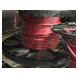 Lot of (8 Partial Spools) 12GA Wire (red, blue)
