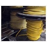 Lot of (8 Partial Spools) 12GA Wire (yellow)