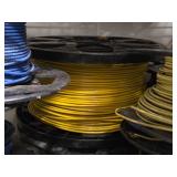 Lot of (8 Partial Spools) 12GA Wire (yellow)