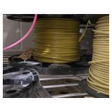 Lot of (8 Partial Spools) 12GA Wire (yellow)