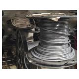 Lot of (9 Partial Spools) 12GA Wire (white, grey, black)