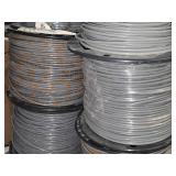 Lot of (3 Partial Spools) 12GA Wire (gray, white, black)