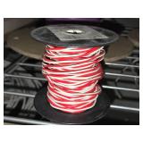 Lot of (10 Partial Spools) Wire - 18/2 and 20/2 (white, gray, purple)