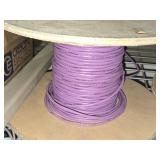 Lot of (10 Partial Spools) Wire - 18/2 and 20/2 (white, gray, purple)