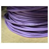 Lot of (10 Partial Spools) Wire - 18/2 and 20/2 (white, gray, purple)