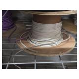 Lot of (10 Partial Spools) Wire - 18/2 and 20/2 (white, gray, purple)