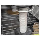 Lot of (10 Partial Spools) Wire - 18/2 and 20/2 (white, gray, purple)