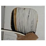 Lot of (5 Partial Spools) 22/2 Wire (white)