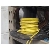 Lot of (7 Partial Spools) 18GA Wire (white, yellow, blue, orange)