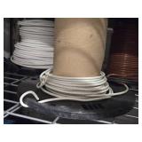 Lot of (7 Partial Spools) 18GA Wire (white, yellow, blue, orange)