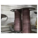 Lot of (7 Partial Spools) 10GA Wire (brown, yellow, black)