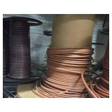 Lot of (7 Partial Spools) 10GA Wire (brown, yellow, black)