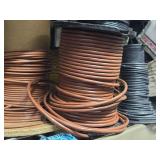 Lot of (7 Partial Spools) 10GA Wire (brown, yellow, black)