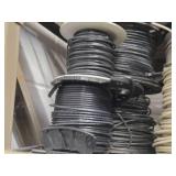 Lot of (12 Partial Spools) 14GA Wire (white, green, black)