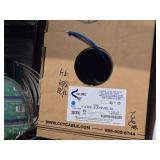 Lot of (1 Shelf) Wire - 18GA, 6C/22AWG Plenum, Cat6E Rizer, 24/4 Cat5e Riser, 18GA Thermostat (assorted)
