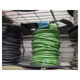 Lot of (8 Partial Spools) 16GA Wire (white, green, black)