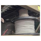Lot of (3 Partial Spools) 18GA Wire (white)