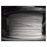 Lot of (3 Partial Spools) 18GA Wire (white)
