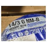 Lot of (1 Full Pack) Indoor Wire - 14/3 GNM-B 250
