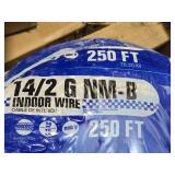 Lot of (1 Full Pack) Indoor Wire - 14/2 GNM-B 250