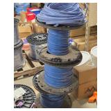 Lot of (3 Partial Spools) Southwire® Wire - 14/3 NMB Blue Jacket