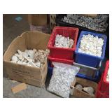 Lot of (6 Bins + 1 Box) Fluorescent Lamp Holder / Tombstone Sockets - Various Styles
